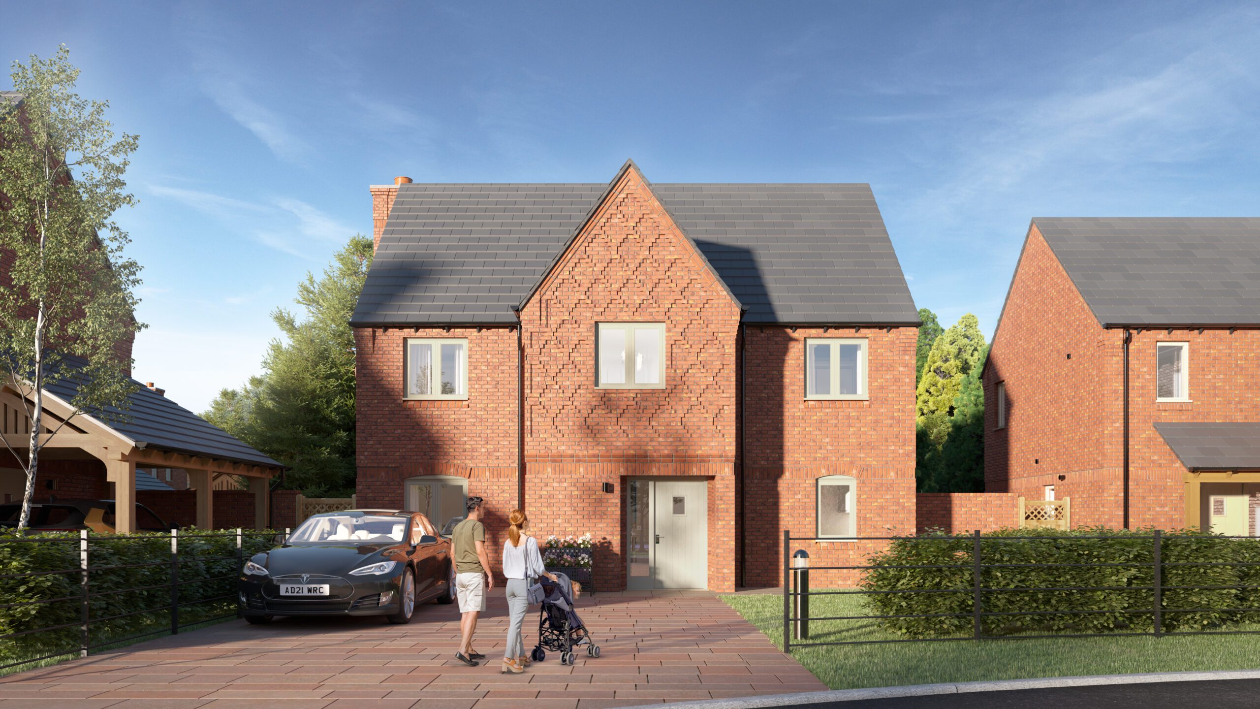 Artistic impression of home at Edgefold Home development